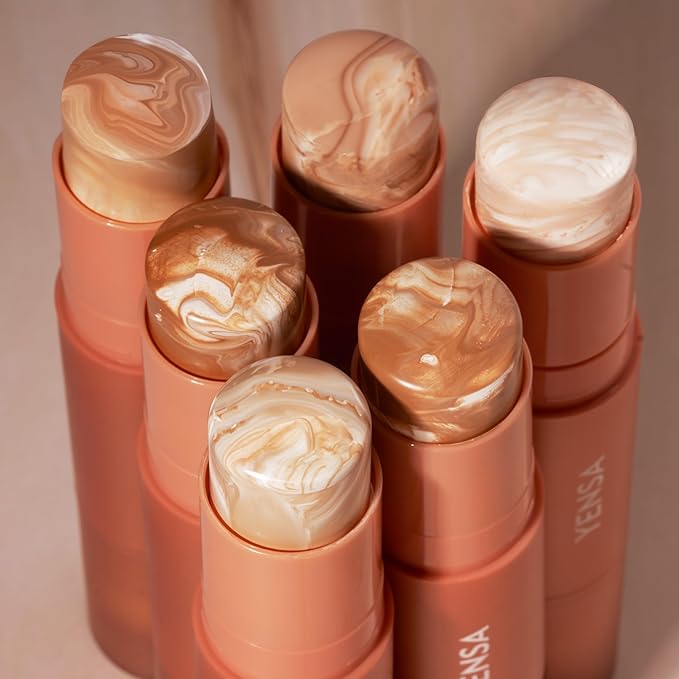 YENSA Super Serum Silk Foundation Stick - Full Coverage Foundation, Contour, Concealer, Bronzer All-In-One 100 mL / 3.5 oz (Medium 1)-Velvo Beauty