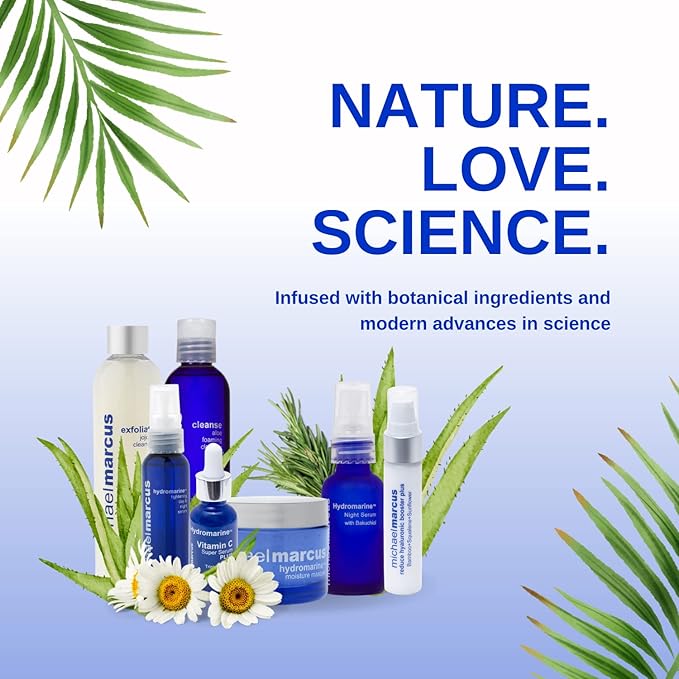 Michael Marcus Anti Fatigue Eye Masque - Intensive Peptide Complex Targeting Under Eye Bag Volume & Darkness - Natural Cruelty-Free -(1oz Bottle)-Velvo Beauty