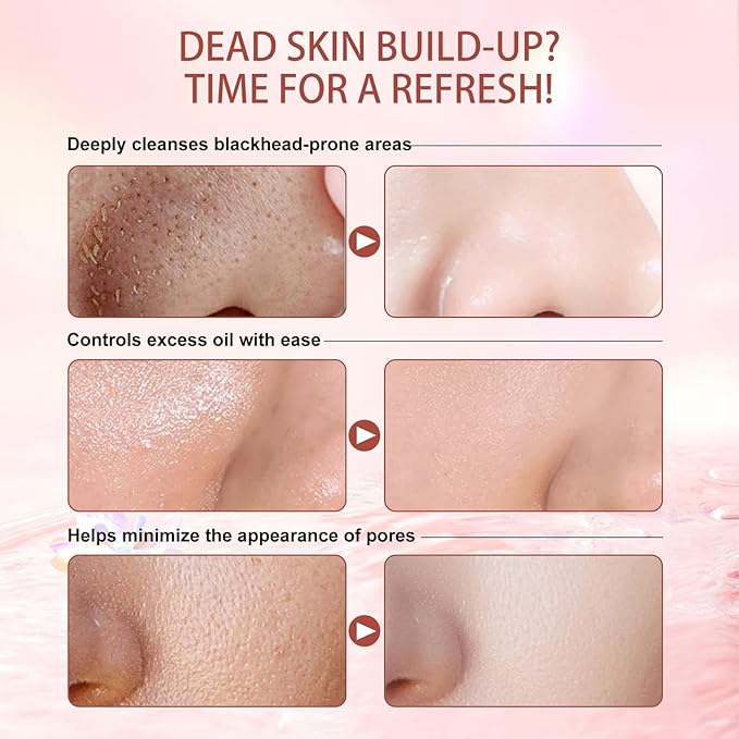 Purifying Exfoliating Gel, Natural Exfoliating Purifying Cream, Facial Exfoliator Cleanser, Gentle Face Wash-Cleansing Moisturizing Peeling Gel, For All Skin Types (1.76 Fl Oz (Pack of 1))-Velvo Beauty