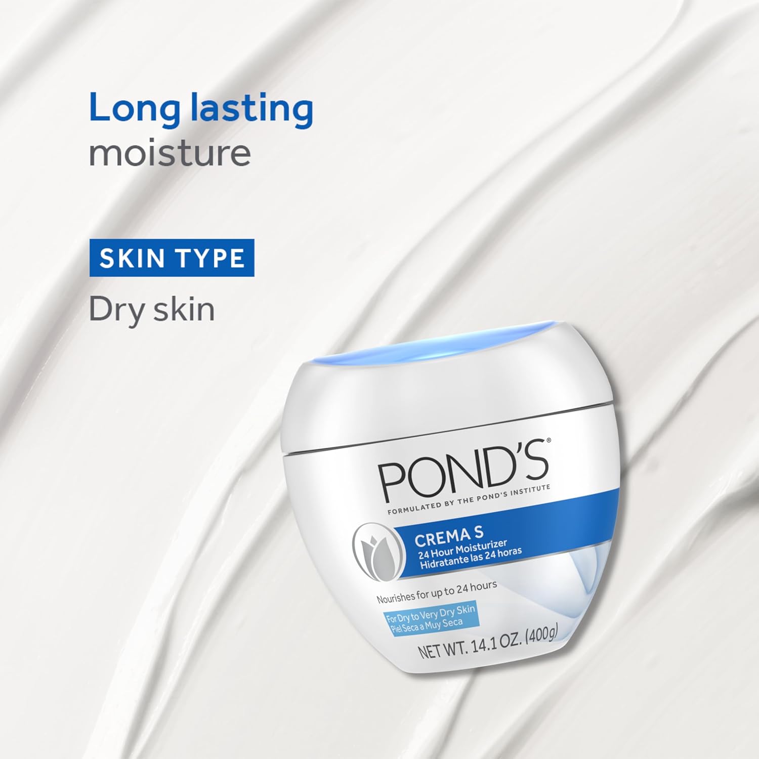 POND'S Nourishing Moisturizing Cream, Crema S 1.75 oz (Pack of 3)-Velvo Beauty