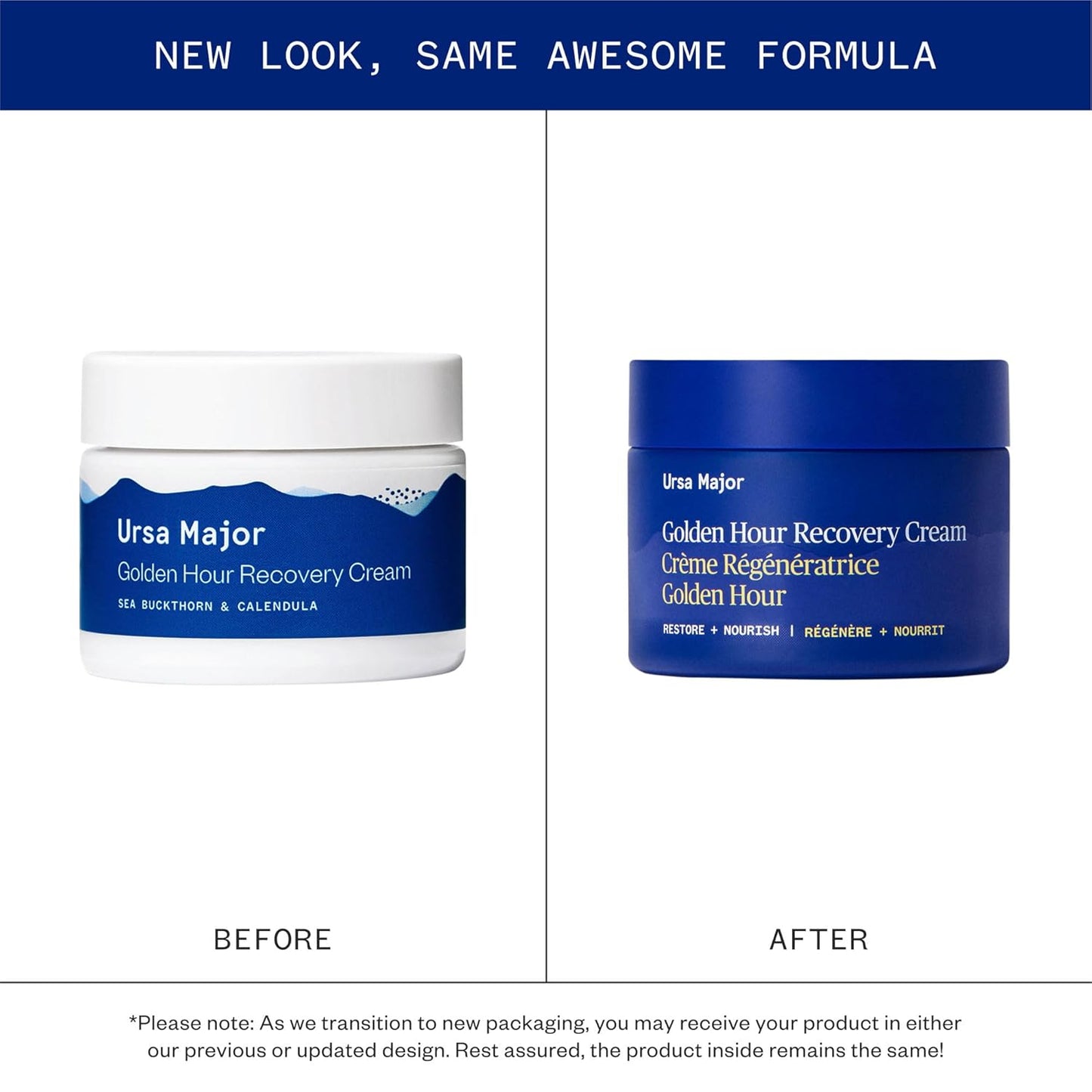 Ursa Major Golden Hour Face Moisturizer | Vegan Recovery Cream for Daily Facial Moisturizing | Repair & Hydrate | Natural Formula for All Skin Types | Cruelty Free & Non-Toxic 1.57 oz-Velvo Beauty
