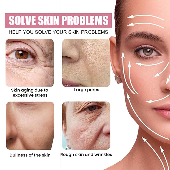 Skin Care Set Sakura Women Beauty Gift Sets Korean Skin Care Kit with Cleanser, Face Serum, Face Cream,Toner,Eye Cream,2Pcs Mud Mask - Skin Care Routine Kit for Women (SetC)-Velvo Beauty