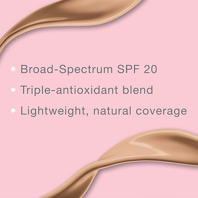 Neutrogena Healthy Skin Liquid Makeup Foundation, Broad Spectrum SPF 20 Sunscreen, Lightweight & Flawless Coverage Foundation with Antioxidant Vitamin E & Feverfew, Medium Beige, 1 fl. oz (Pack of 2)-Velvo Beauty