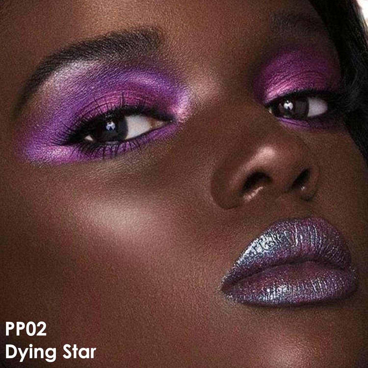 FOCALLURE Metallic Liquid Lipstick,Non Stick Cup Lip Gloss,High Impact Lip Color with Transfer-proof Wear,Long Lasting & Waterproof Lipstick Makeup for Women,Dying Star-Velvo Beauty