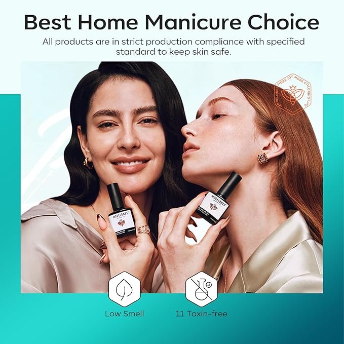 modelones Cat Eye Gel Nail Polish, 6 Colors Glitter Red Green Purple Blue Gel Polish Set with Magnet Sparkle Galaxy Series Nail Gel Polish Kit Soak Off Led Nail Art Manicure Salon DIY Gifts-Velvo Beauty