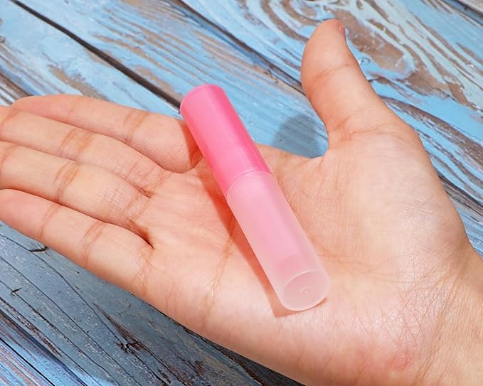 0.14oz Empty Flavored Lip Balm Container Tubes Plastic Homemade Moisturizing Lip Stick with Caps Bulk Fit for Women Adult DIY Making Supplies, 25 Count (Multicolor)-Velvo Beauty