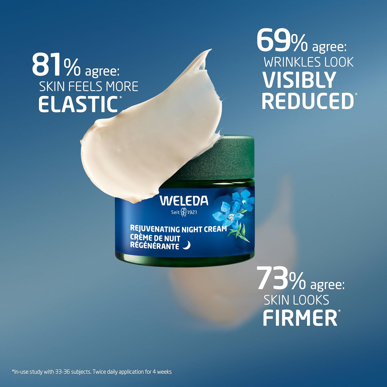 Weleda Face Care Rejuvenating Night Cream, Plant Rich Moisturizer with Blue Gentian and Edelweiss-Velvo Beauty