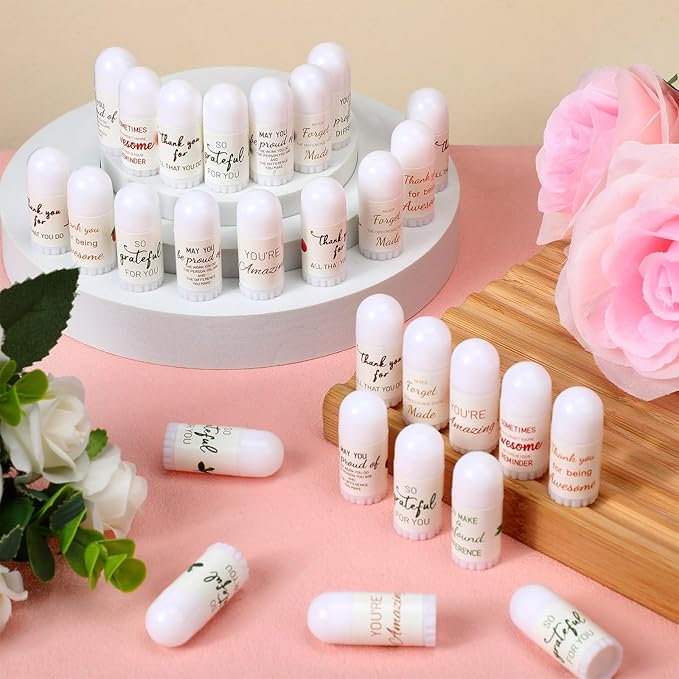 72 Pcs Mini Lip Balm Bulk Gift, 8 Assorted Flavors, Moisturizing for All Skin Types-Velvo Beauty