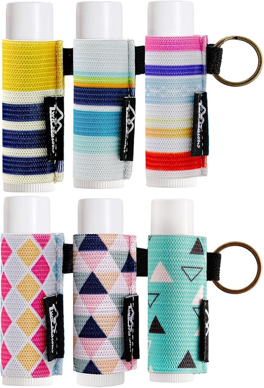 WK IEASON Lip Balm Holder Keychain Bulk Chapstick Holder Key chain-Velvo Beauty