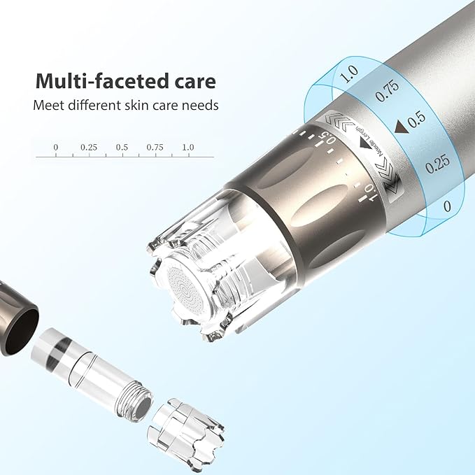 Micronee.dling Pen H3 Micronee.dle Pen - Adjustable Serum Applicator - Micronee.dle for Face Home Use - 2PCS H12 + 2PCS Nano-HR + 2PCS Nano-H-Velvo Beauty