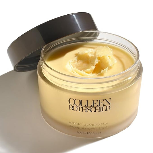 COLLEEN ROTHSCHILD Jumbo Radiant Cleansing Balm | Deeply Cleanses, Soothes & Removes Makeup & Impurities | Restores Luminosity | Calms & Decongests | Combats Dehydration (6.8 fl oz)-Velvo Beauty