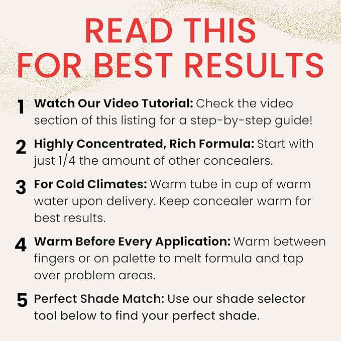 Fièra Luxury Concealer with Anti-Aging - All Day Coverage for Dark Circles, Fine Lines, Wrinkles & Spots - Dark, 0.5 Ounce-Velvo Beauty