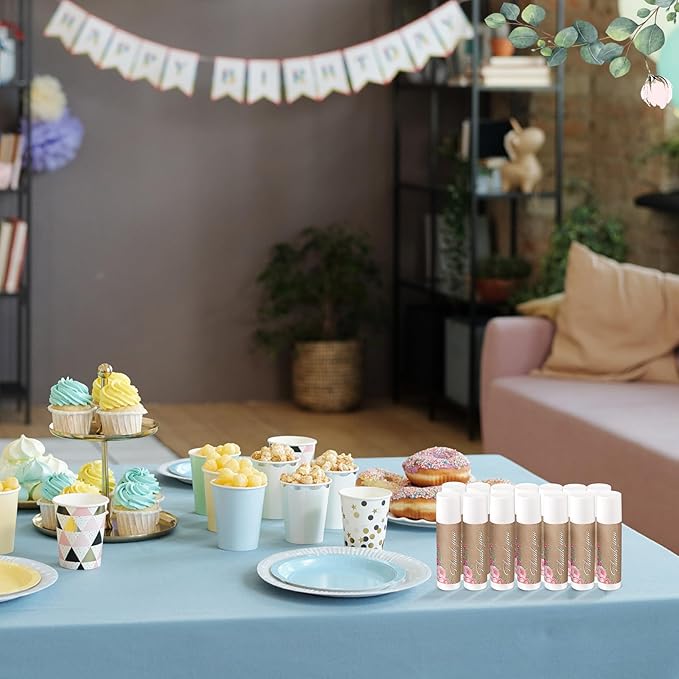 Demissle Jasmine Moisturizing Lip Balm, 40 Pcs Bulk - Thank You for Celebrating with Us, Wedding Favors, Bridal Showers-Velvo Beauty