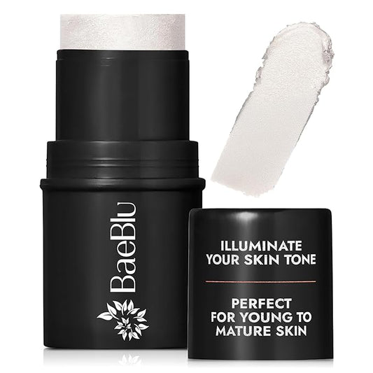 Organic Blush Tube, Prosecco - 100% Natural Vegan Cream Blush Sticks, Multi-Use Bronzer, & Highlighter for Lips, Cheeks & Eyes, Buildable Shimmer, Gluten-Free, Paraben-Free, Made in USA-Velvo Beauty