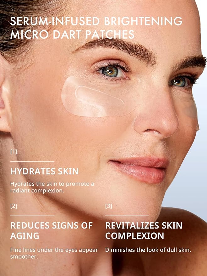 depology Deepcare+ Serum-Infused Micro Dart Patche | 4 Pairs Eye Mask | Under Eye Patches for Wrinkles | Fine Lines | Hydrating Eye Mask with Peptides | Amino Acids | and Synthesized Molecules-Velvo Beauty