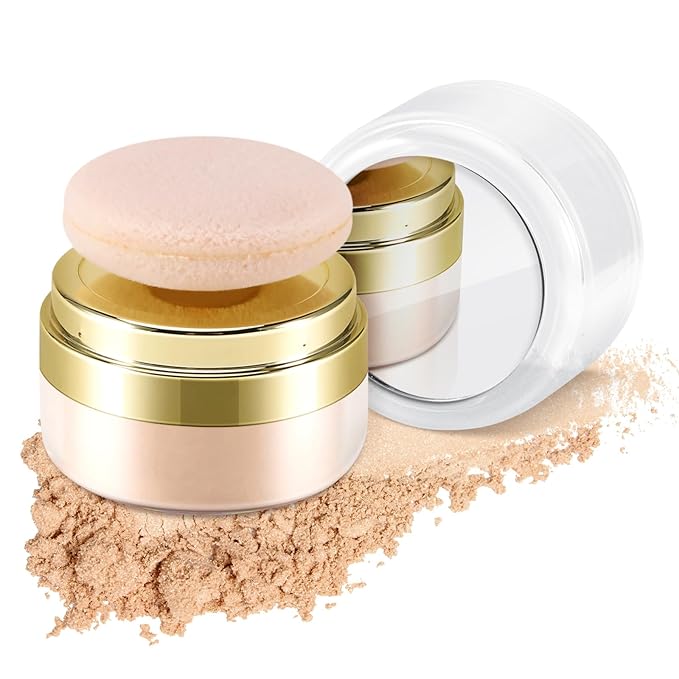 Boobeen Setting Powder, Lightweight Oil Control Loose Setting Powder, Full Coverage Finishing Powder For a Matte Flawless Look, Pressed Face Powder Makeup to Reduce Shine, Long Lasting-Velvo Beauty