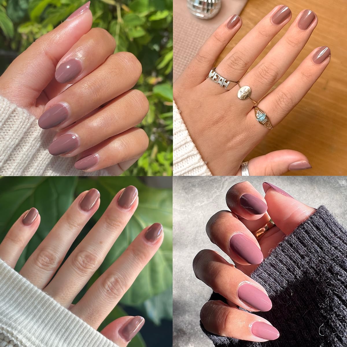 Olive & June Long Lasting Nail Polish | Plump Gel-Like Finish No Lamp Needed | Lasts up to 10 days | Salon-Quality Color at Home | 15-Free Vegan Cruelty-Free Chip-Resistant Shine |Shacket Rose Neutral-Velvo Beauty