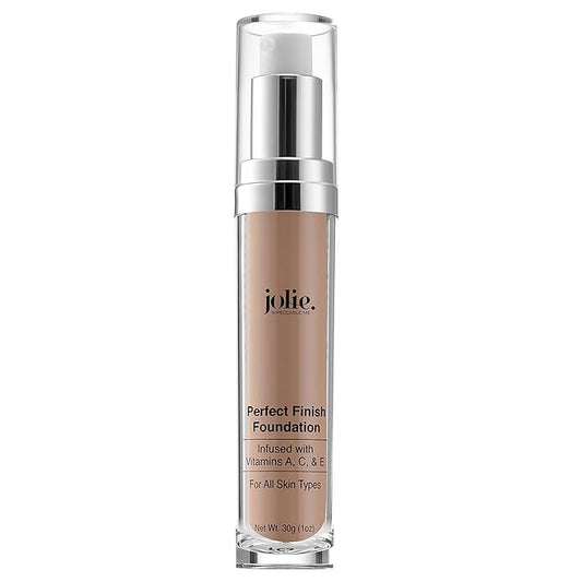 Jolie Perfect Finish Liquid Foundation Makeup SPF 15 Oil Free (DC1)-Velvo Beauty