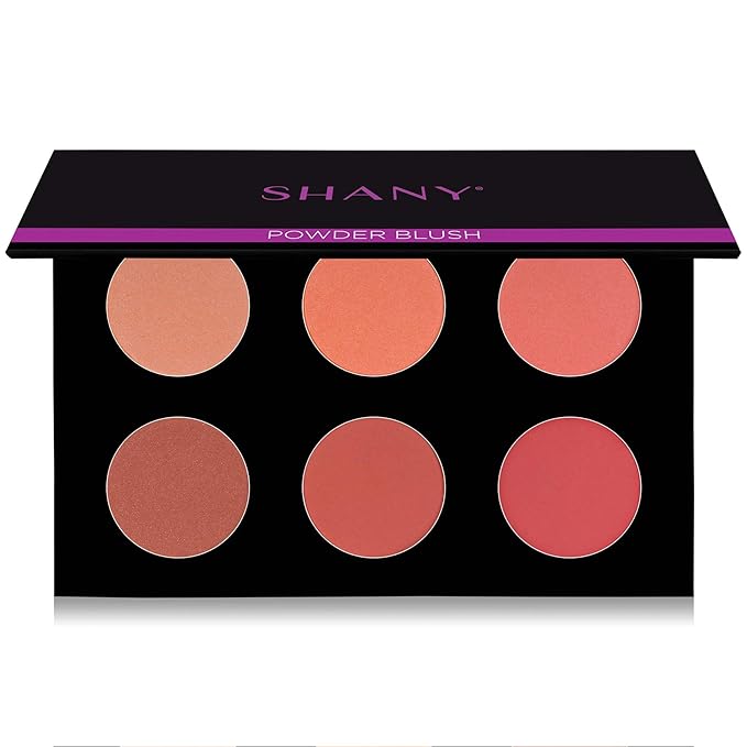SHANY Shimmer & Matte Warm-Toned Blush Palette - Layer 6 - Refill for the 6 Layer Mini Masterpiece Collection Makeup Set-Velvo Beauty
