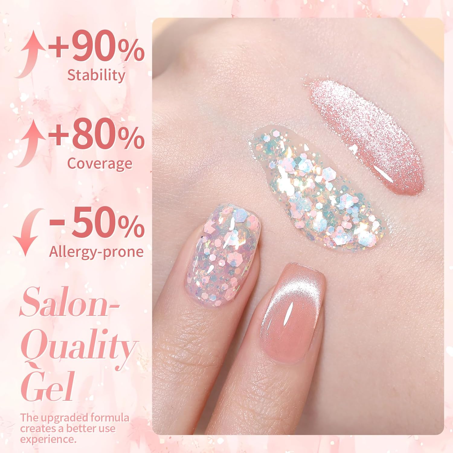 Born Pretty Magnetic Gel Nail Polish Jelly Cat Magnetic Eye Gel Polish Crystal Transparent Auroras Nail Gel for Salon Home DIY Manicure Use-Velvo Beauty