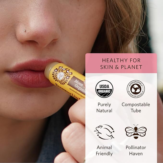 Moon Valley Organics Beeswax Lip Balm for Moisturizing Lips and Cuticles (JUICY BLACKBERRY, 3-Pack)-Velvo Beauty