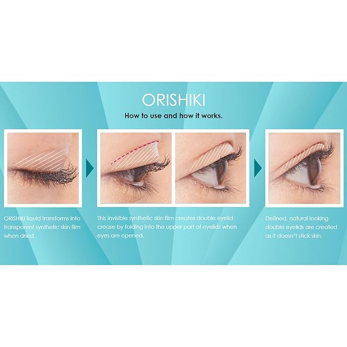 DUP ORISHIKI Eyelid Skin Film, Invisible Eyelid Lifter, Natural Eye Lid Defining Makeup Stick, Double Eyelid Lift for Droopy Eyes, Japanese Instant Natural Eye Makeup, Invisible Film Eyelid Maker-Velvo Beauty