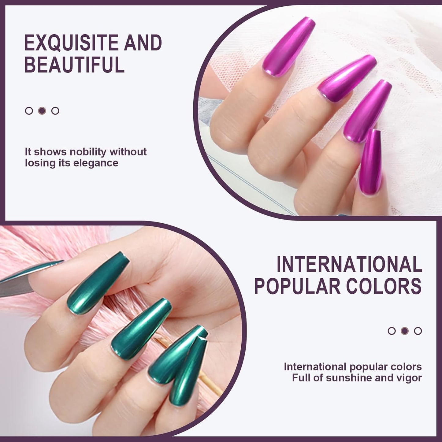 Artdone 16 Jars Chrome Nail Pearl Powder Silver and Gold Mirror Iridescent Aurora Metallic Nail Pigment Pearlescent Mermaid Pigment Pearl Dust Kit, Nail Art Decoration, Acrylic Resin Craft-Velvo Beauty