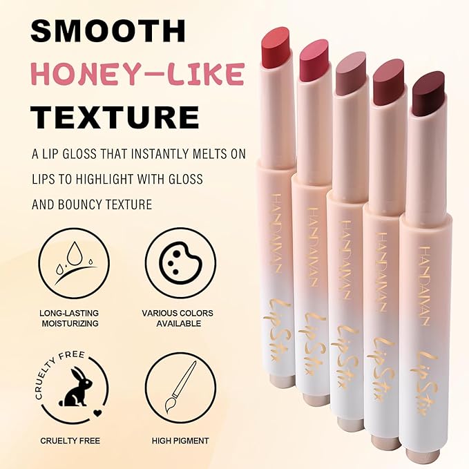 Lip Balm Click Slick, Honey Melting Lip Glow Oil, Moisturizing and Long-lasting Lip Plumper, Non Sticky Lipstick with Coconut Oil (07 Raspberry)-Velvo Beauty