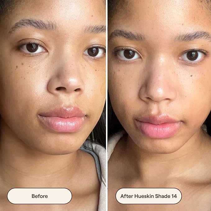 Live Tinted Hueskin Serum Concealer - Medium-to-Full Coverage Concealer with Niacinamide, & Hyaluronic Acid for Dark Circles, Fine Lines & Wrinkles, Buildable Long-Lasting Formula, 0.35 oz Shade 14-Velvo Beauty