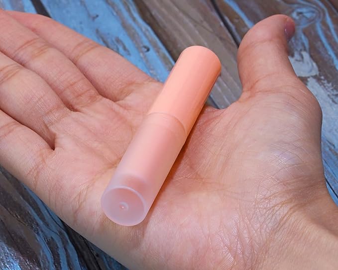 0.14oz Empty Flavored Lip Balm Container Tubes Plastic Homemade Moisturizing Lip Stick with Caps Bulk Fit for Women Adult DIY Making Supplies, 25 Count (Pink)-Velvo Beauty