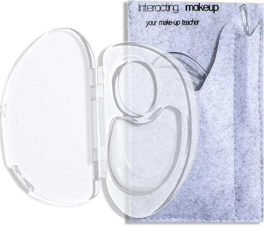 BS-MALL Makeup Mixing Palette Acrylic Mixing Tray with Spatula Artist Tool for Mixing Cosmetic/Nail Polish/Pigment Blending-Velvo Beauty