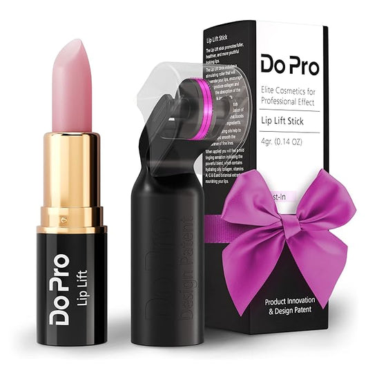 Gentle Lip Lift Stick Boost-In - Plumper Stick with Anti-Aging Stimulating Roller, Plumping Lip Stick with Hyaluronic Acid, Collagen, Vitamin C & E - Volumizing & Hydrating Lip Plumping Serum - 5ml-Velvo Beauty