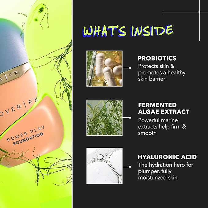 COVER FX Power Play Foundation - Shade M1 - Buildable Full Coverage - Waterproof Sweat-Proof Transfer-Proof - Natural Matte Finish - All Skin Types-Velvo Beauty