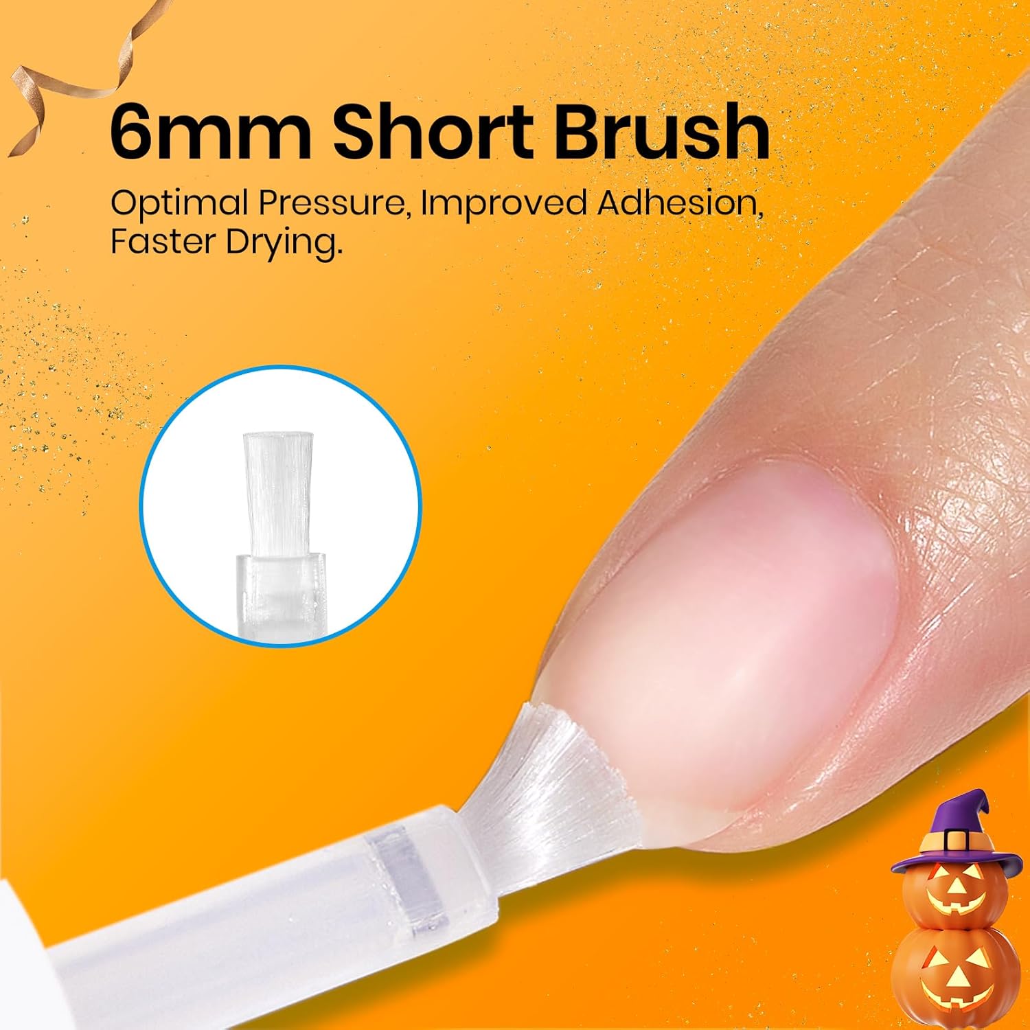 Beetles 15ml Nail Dehydrator and Primer - Acid Free & Hema-Free Natural Prep Dehydrate and Bond Primer for Acrylic Fast Dry Nail Supplies Professional Salons Halloween Set-Velvo Beauty