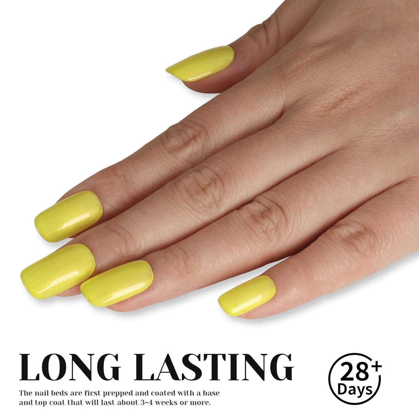 Lemon Yellow Pearl Gel Nail Polish,15ml UV/LED Lamp Soak Off Sparkly Shimmer Yellow Chrome Gel Polish for Manicure Salon or DIY Nail Art at Home- GP0095-Velvo Beauty
