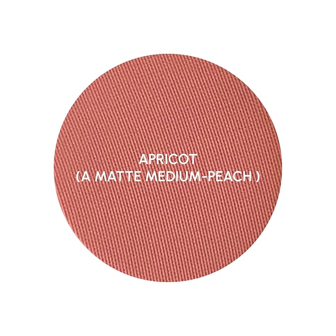 PRIMROSE POWDER BLUSH, Pressed Blush Face Makeup, Buildable Formula, Smooth Finish, Paraben Free, Made in the USA 0.11 oz. (Apricot)-Velvo Beauty
