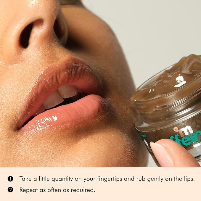 mCaffeine Deep Moisturizing Choco Lip Balm for Healing Dry & Chapped Lips - 24 Hrs Moisturization | Lip Care for Men & Women with Cocoa Butter & Hazelnut Oil | Natural & Vegan (12gm)-Velvo Beauty