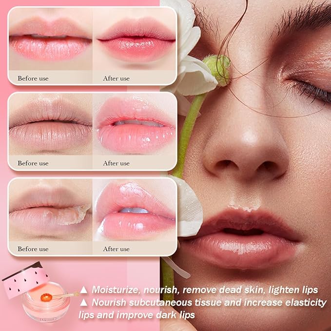 Honey Lip Balm, Vitamin E Nourishing Moisturizing Sleeping Lip Mask Hydrating & Prevention Dry And Cracked Lip (Honey)-Velvo Beauty