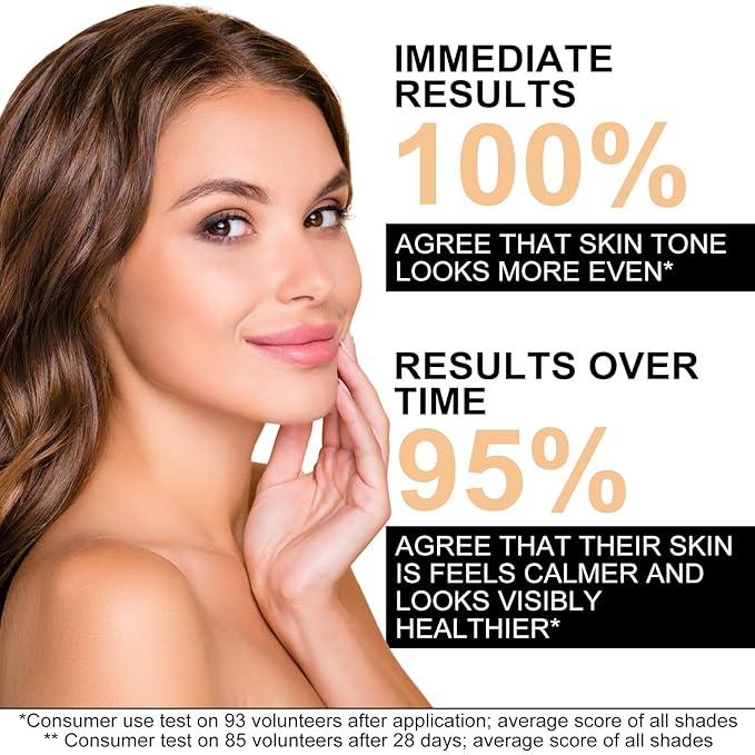 CC Cream, CC Cream Self Adjusting for Mature Skin, Color Corrector & Lightweight, Satin Skin, Suitable for All Skin Types, 1 Fl Oz (Natural)-Velvo Beauty