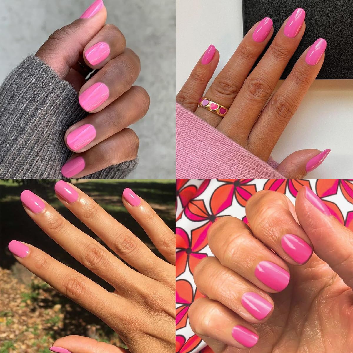 Olive & June Long Lasting Nail Polish | Gel-Like Finish No Lamp Needed | Lasts up to 10 days | Salon-Quality Color at Home | 15-Free Vegan Cruelty-Free Chip-Resistant Shine | Grateful & Kind Pure Pink-Velvo Beauty
