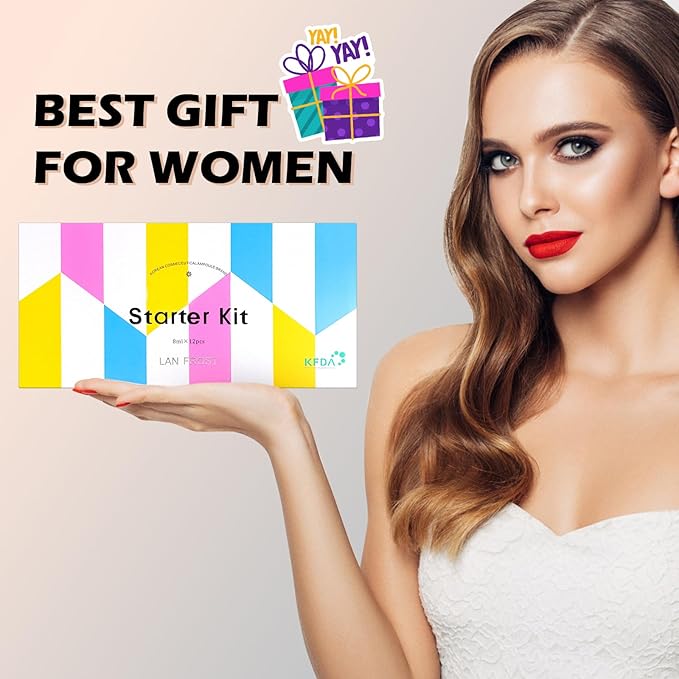 BB Facial Glow Serum Starter Kit Hyaluronic Acid Essence Foundation Skin Care Kit 0.27oz 6 Vials, Combined With Niacinamide and Peptides To Brighten Skin Tone Anti-Aging Foundation 6-Color(Multicolo)-Velvo Beauty