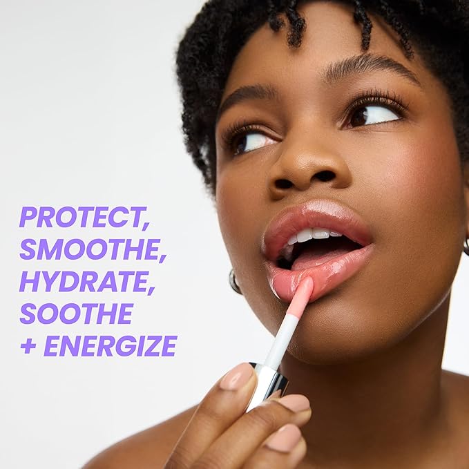 Wonderskin Lip Oil Rehab Serum - Tinted Lip Oil, Hydrating, Moisturizing, and Non-Sticky Coral Pink Tint Serum for Dry Lips (Lover)-Velvo Beauty