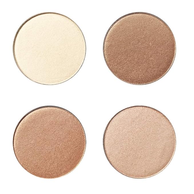 Highlighter Palette，Highlighter Makeup Palette, Glow Bronzer Highlighter Powder Kit,Face illuminator makeup palette-Velvo Beauty