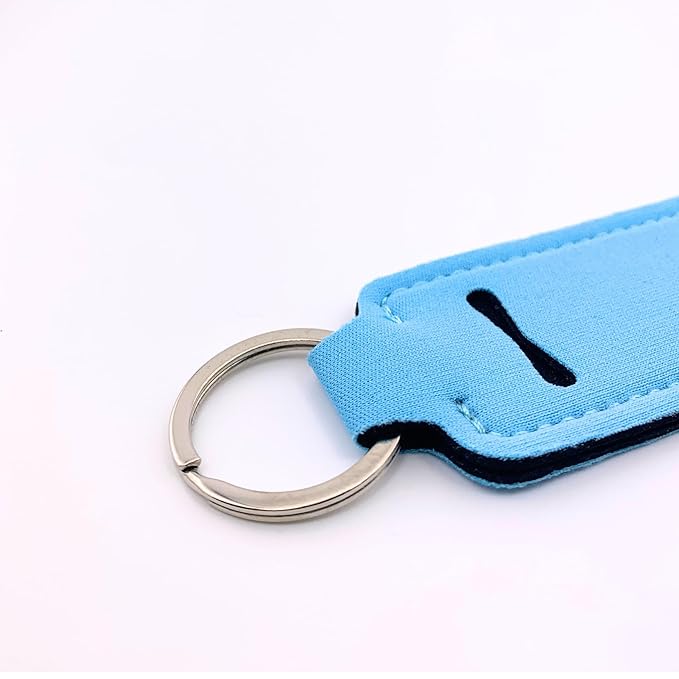 Sweet Watermelon Chapstick 6-Pack. Includes Bonus Lip Balm Holder Keychain (Blue). Limited Edition Flavor from the Chapstick I Love Summer Collection, Unique Gift Bundle from Tiny Seed-Velvo Beauty