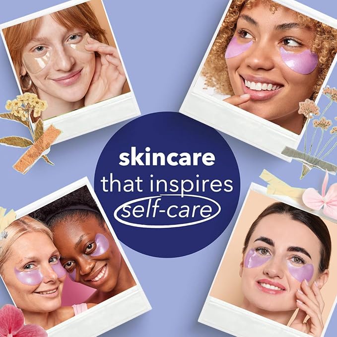 DIAMOND GAZE Under Eye Patches 28 Pairs, Rejuvenate Eye Area, Soothing Hydrate Brighten Skin, Plumps Fine Lines, Hydrogel Eye Mask with Retinol, Niacinamide and Polyglutamic Acid, Eye Gel Pads-Velvo Beauty