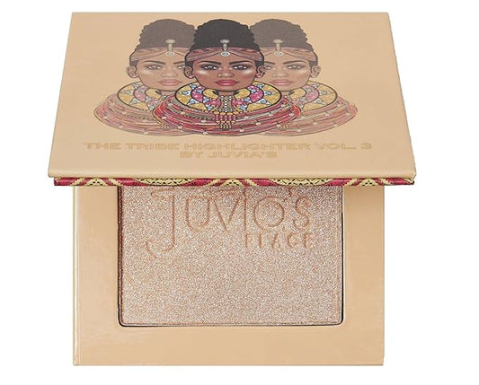 Juvia's Place Highlighter Tribe Glow Vol.3 - Highlighter Powder, Baked Highlighter, Shimmer Highlighter Makeup, Long-Wearing & Illuminating Cheek Highlighter - Suitable for Lighter Skin Tones-Velvo Beauty