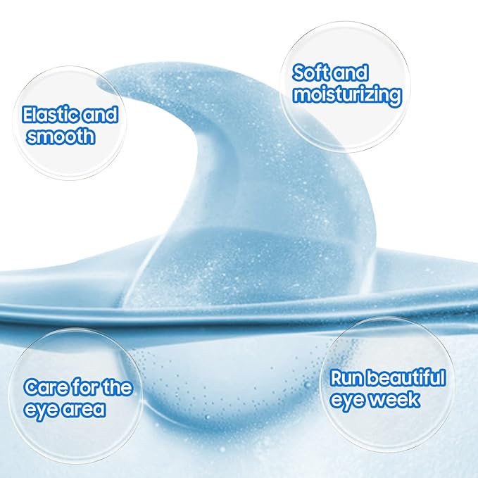 Under Eye Patches- 28 Pairs Blueberry Collagen Eye Mask Eye Patches for Reducing Puffy Eyes and Dark Circles, Anti Aging Gel Eye Pads Under Eye Mask, Blue-Velvo Beauty