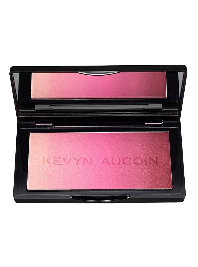 Kevyn Aucoin The Neo-Blush, Grapevine: Blush makeup compact. Trio palette of gradient colors. Blends pearl, satin & matte finishes for highlighting cheeks. Personalized looks - natural to pop of color-Velvo Beauty