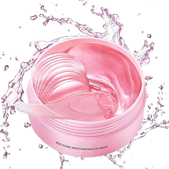 30 Pairs Gold Under Eye Masks,Moisturizing Hydrating Under Eye Patches for Puffy Eyes,Under Eye Treatment for Dark Circles Eye Bags Fine Lines,Eye Skin Care Products for Women & Man-Velvo Beauty