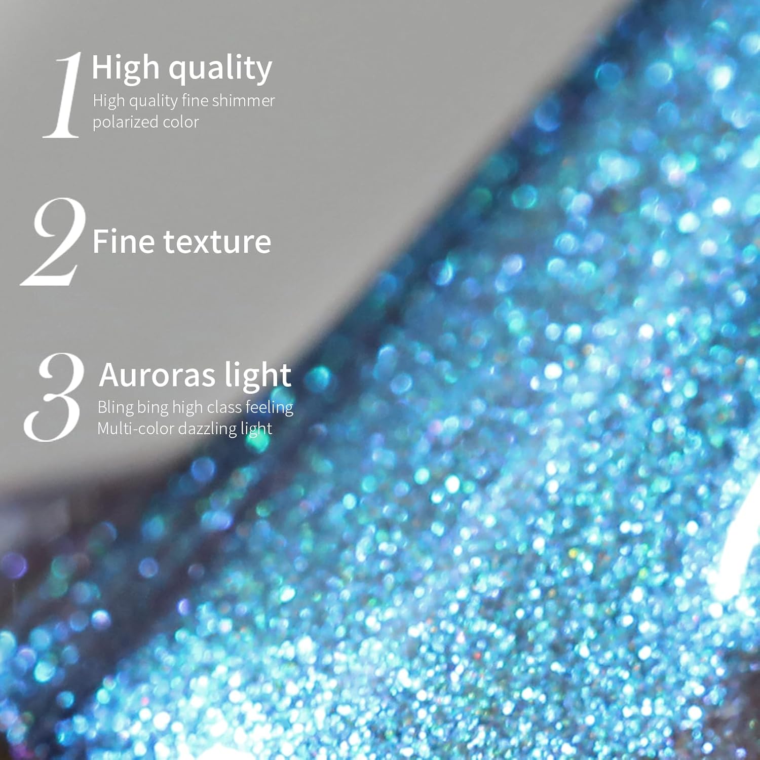 Born Pretty Cat Magnetic Eye Gel Nail Polish, Blue Auroras Cat Magnetic Gel, Mermaid Shiny Effect Pink Soak Off Nail Art Salon Manicure Home Gift 15ml-Velvo Beauty